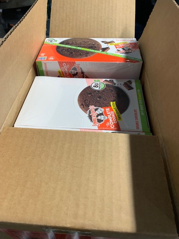Photo 1 of ***(EXP:JULY 23, 2025***Lenny & Larry's The Complete Cookie, Big Time Brownie, Soft Baked, 8g Plant Protein, Vegan, Non-GMO, 2 Ounce Cookie (BOX OF 6-12CT)