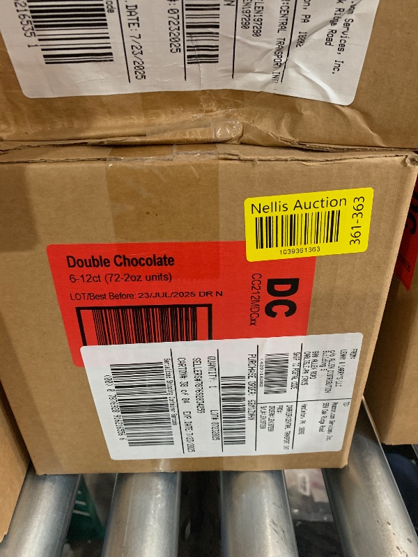 Photo 1 of ***(EXP:JULY 23, 2025***Lenny & Larry's The Complete Cookie, Big Time Brownie, Soft Baked, 8g Plant Protein, Vegan, Non-GMO, 2 Ounce Cookie (BOX OF 6-12CT)