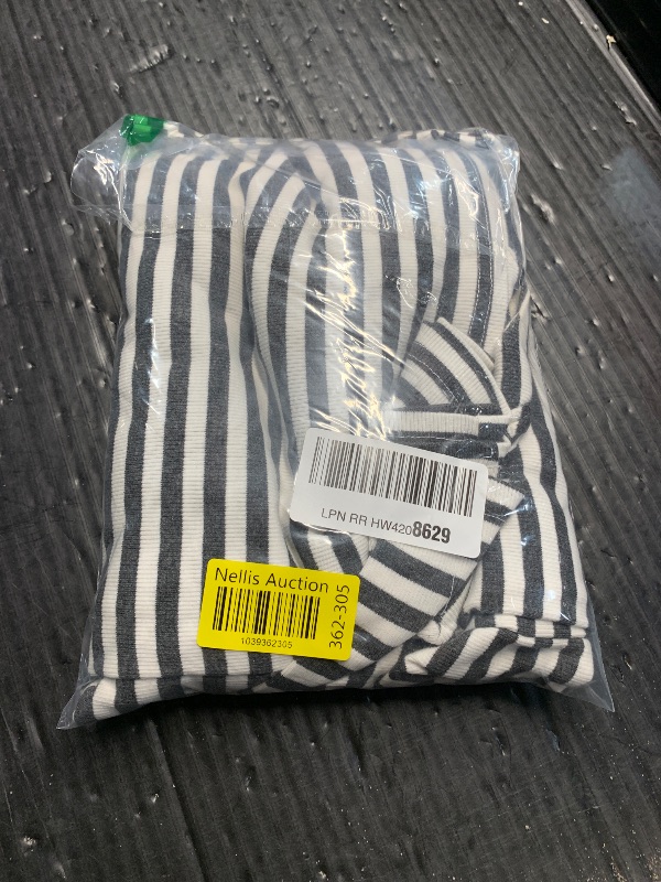Photo 1 of (SMALL) (BAGGED) Yinawsky Women Casual Striped Sleeveless Tank Jumpsuits Color Block Wide Leg Romper Comfy Button Down Rompers(0256-Grey-S)