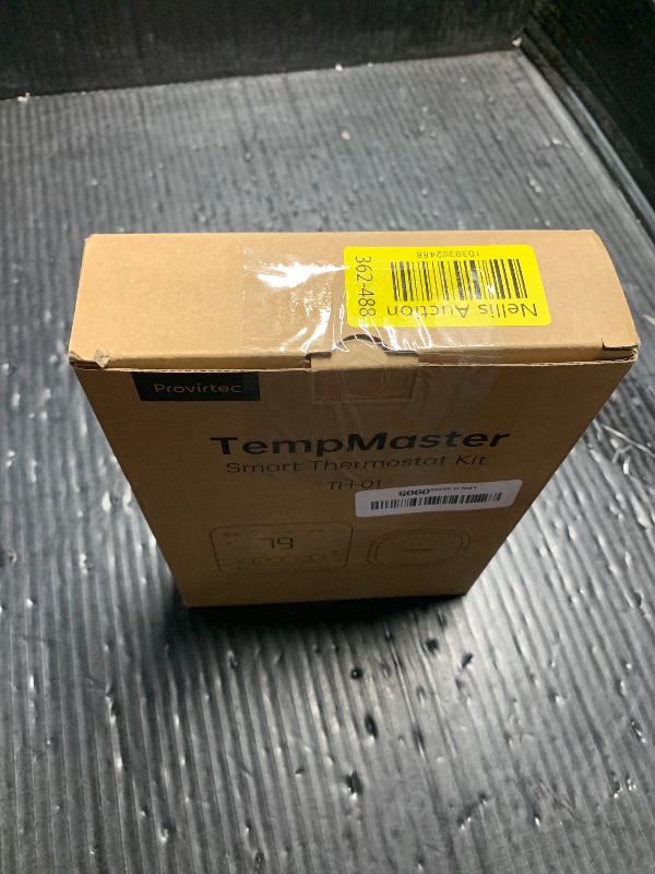 Photo 1 of Provirtec Smart WiFi Thermostat with Smart Sensor - 7-Day Programmable, Large 3.95" Screen, Energy Saving, C-Wire Required, Home/Away/Sleep Modes, Remote Control