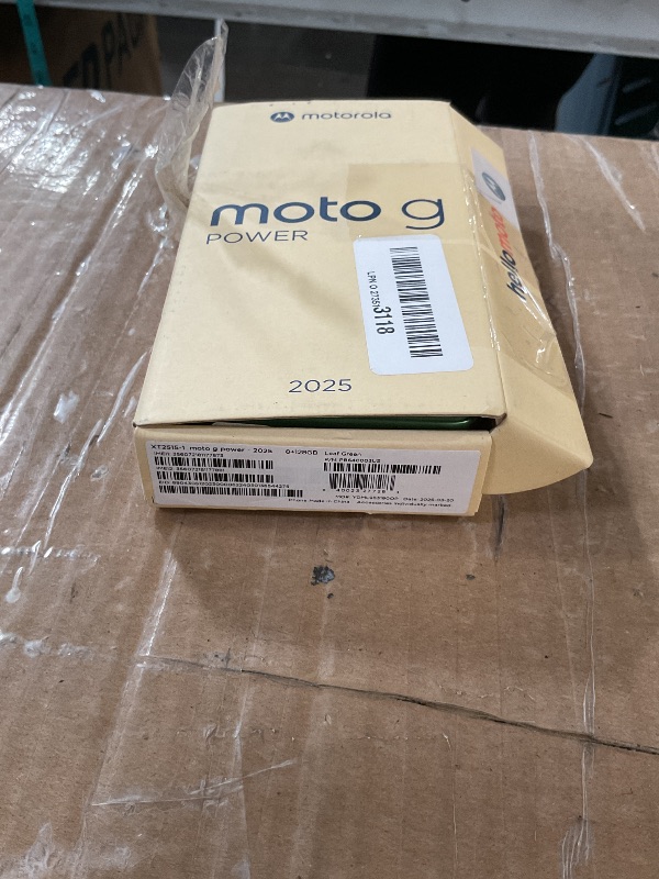Photo 1 of (LOCKED TO PREVIOUS OWNER) (PARTS) Motorola Moto G Power - 2025 | Unlocked | Made for US 8/128GB | 50MP Camera | Leaf Green