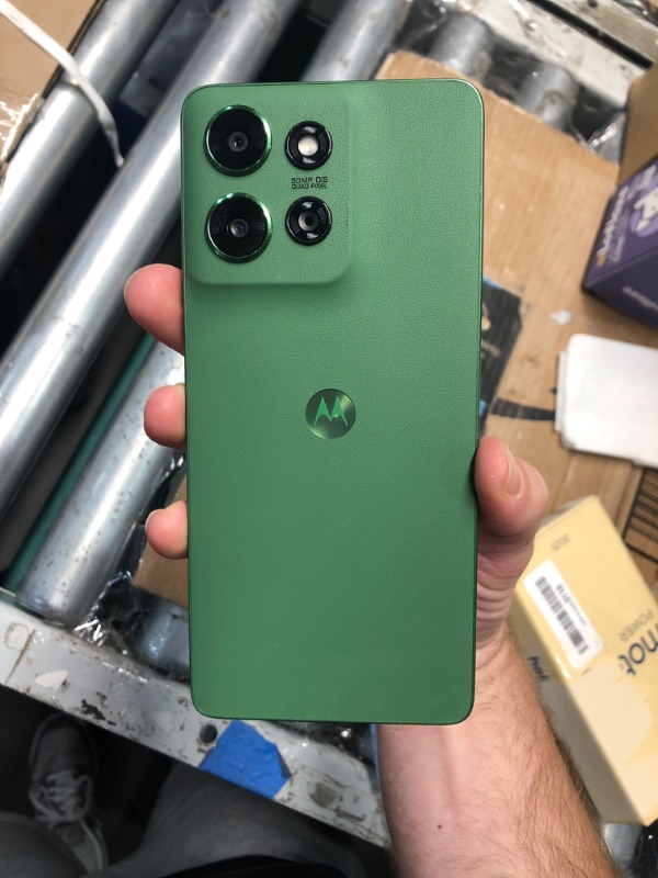Photo 1 of (LOCKED TO PREVIOUS OWNER) (PARTS) Motorola Moto G Power - 2025 | Unlocked | Made for US 8/128GB | 50MP Camera | Leaf Green