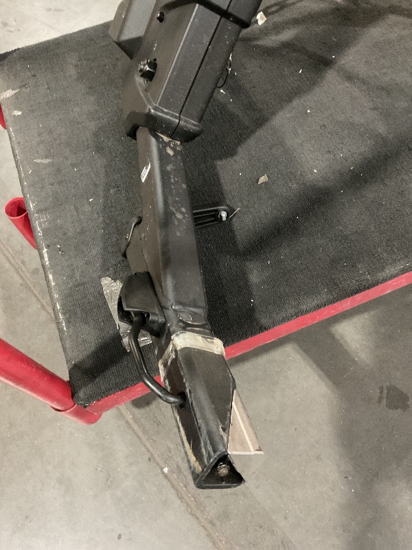 Photo 1 of (Missing straps and key) Thule Revert Verticle Hitch Bike Rack, Mountain Bike Rack for Trucks and Vans, Assisted Lift and Lower, 6 Bike Hitch Rack, e-Bike Compatible Verticle Rack, no Frame or Fork Contact