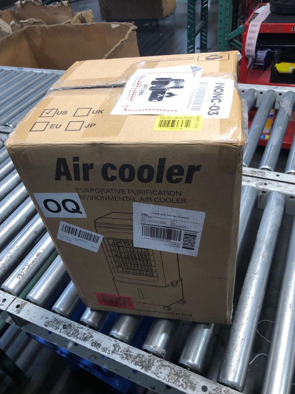 Photo 1 of (used)Portable Air Conditioners, 3-IN-1 Evaporative Air Cooler, 2.5 Gal Fast Cooling Portable AC Unit w/Remote & Timer, 3 Speed 