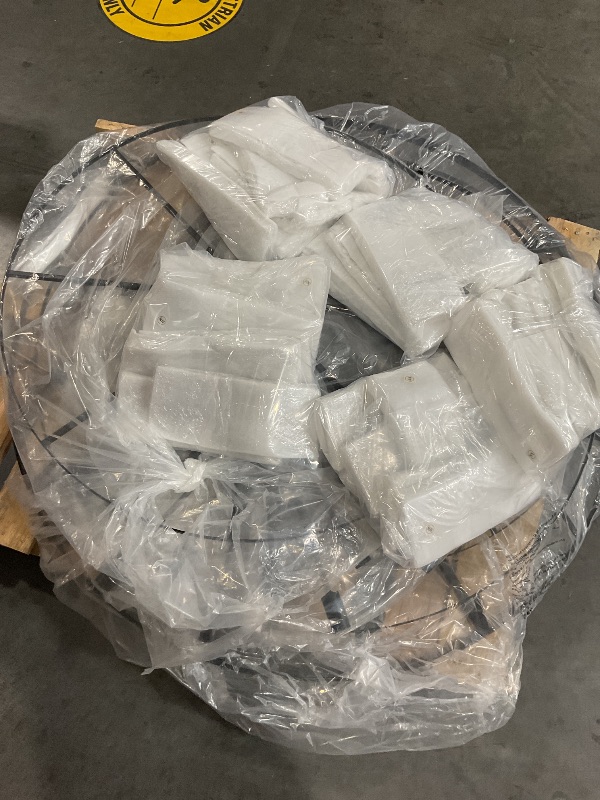 Photo 1 of (Used)(incomplete)  (truck/trailer pick up) Large Crystal Chandelier, 48’’ Black Farmhouse Chandelier, 9 Tier Luxury Crystal Pendant Light, for Living Room