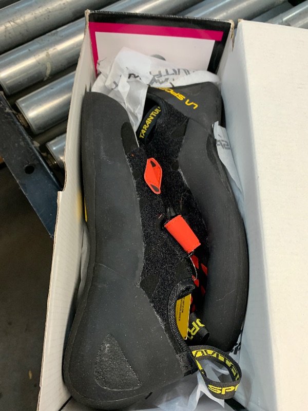 Photo 1 of LA SPORTIVA Men's Tarantula Climbing Shoes, Black Poppy, 10 US