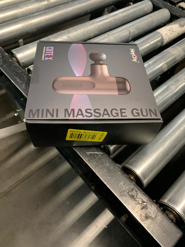 Photo 1 of (PARTS) (NOT FUNCTIONAL) HEYCHY Mini Massage Gun with Heat, Deep Tissue Massage Gun, Portable Percussion Muscle Massager with 4 Massage Heads for Athletes