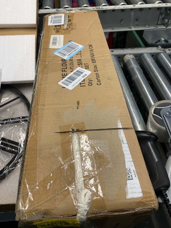 Photo 1 of 2 Set Large Fake Snake Plant 25 Inch Sansevieria Plant Artificial Snake Plants in Pots with Woven Basket Faux Mother In Law Tongue Plant - 17 Leaves Fake Laurentii for Indoor Outdoor Home Office Decor