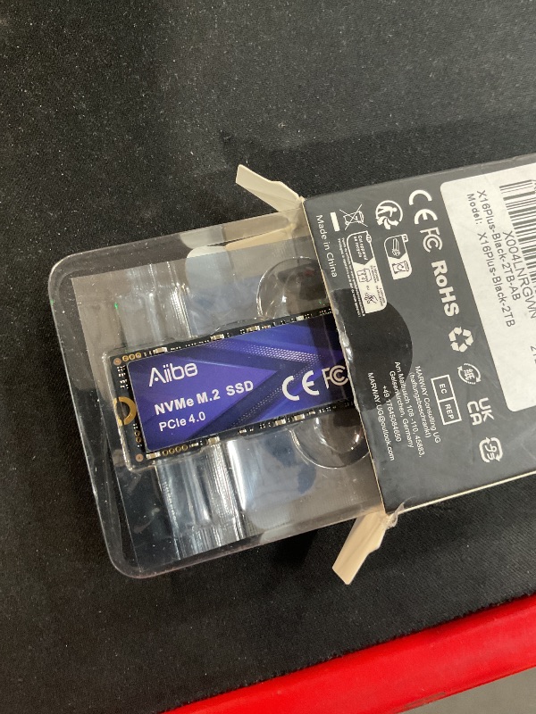 Photo 1 of Aiibe 2TB Internal SSD NVMe M.2 2280 Internal Solid State Drive PCIe 4.0 Read up to 7450MB/s Gaming SSD - X16Plus