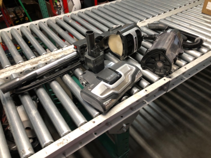 Photo 1 of (heavily used) Rotator Powered Lift-Away Deluxe Vacuum Color: Brass/Silver