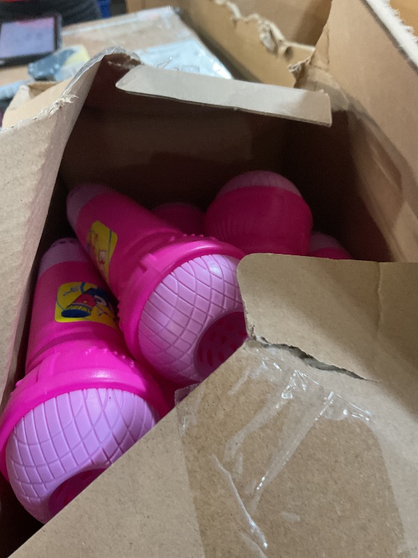 Photo 1 of (all pink) Woanger 30 Pcs Echo Microphone Fun Voice Amplifying Microphone Multicolored Retro Battery Free Speech Therapy Toys Lightweight Echo Mic for Singing Music Birthday BBQ Party Supply, 7.5 x 2.2 Inch