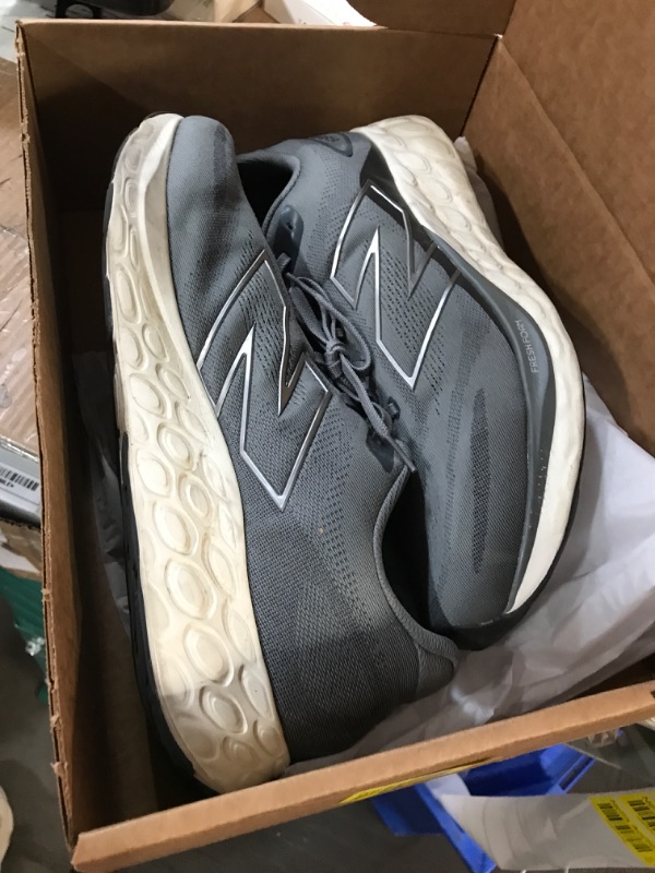 Photo 1 of (see all images) New Balance Men's Fresh Foam 680 V8 Running Shoe, Harbor Grey/Magnet/Dark Silver Metallic, 15 Wide