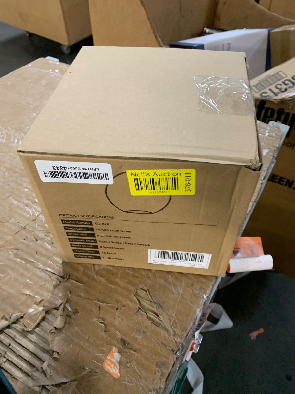 Photo 1 of ***(MISSING THE RIGHT POWER CORD AND REMOTE)***Mr.Go 8-inch Ultra-Fun LED Glowing Ball Light w/Remote, RGB Color Changing Globe Mood Lamp, 16 Colors 8 Brightness 4 Lighting Modes, Waterproof, Rechargeable & AC Adapter Power, Stunning Light Orb