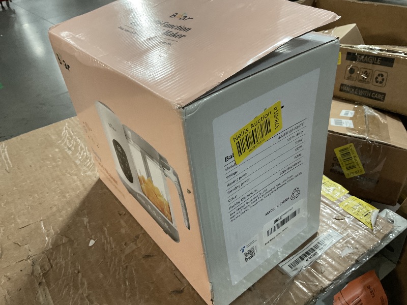 Photo 1 of ***(HEAVILY USED/ MISSING PARTS)***BEAR 2024 Baby Food Maker | One Step Baby Food Processor Steamer Puree Blender | Auto Cooking & Grinding | Baby Food Puree Maker with Self Cleans | Touch Screen Control, White