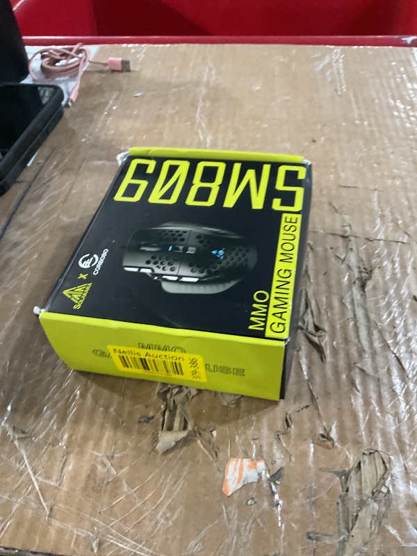 Photo 1 of SOLAKAKA SM809 MMO Gaming Mouse Wired RGB with 9 Side Buttons, 22800 DPI High Precision Sensor Optical Ergonomic Gamer Mouse,16 Programmable Custom Macro Shortcuts Remapping PC Gaming Mice for Windows
