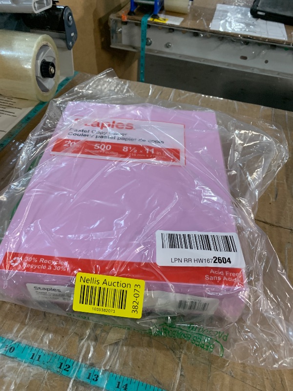 Photo 1 of 1InTheOffice Purple Copy Paper, Orchid, 8.5 x 11 inch Letter Size, 20lb Density, (500 Sheets)