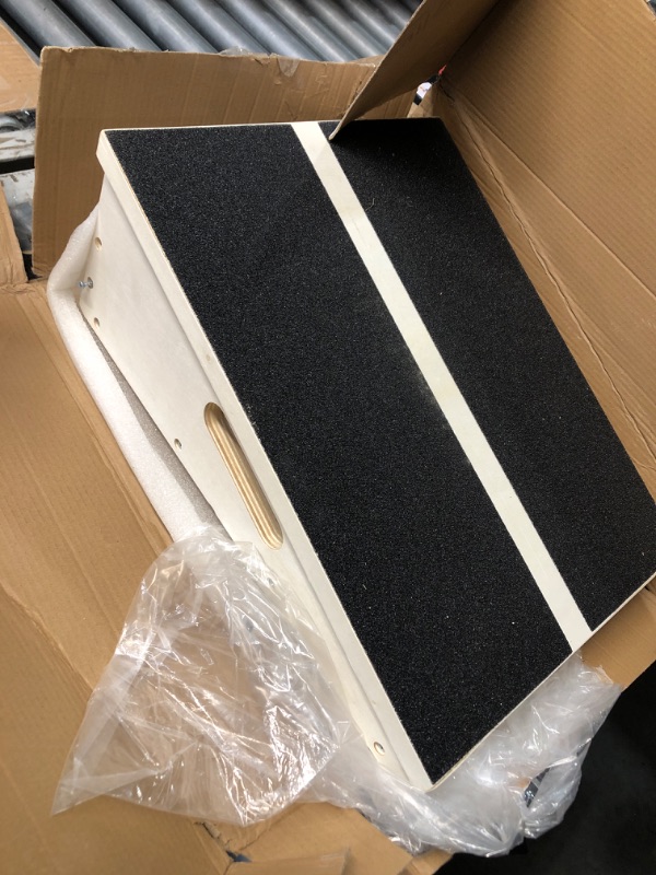 Photo 1 of (USED/FAIR) MUCITAGF Professional Slant Board, Adjustable Incline Board and Calf Stretcher, Slant Board for Calf Stretching, Calf Stretch Board