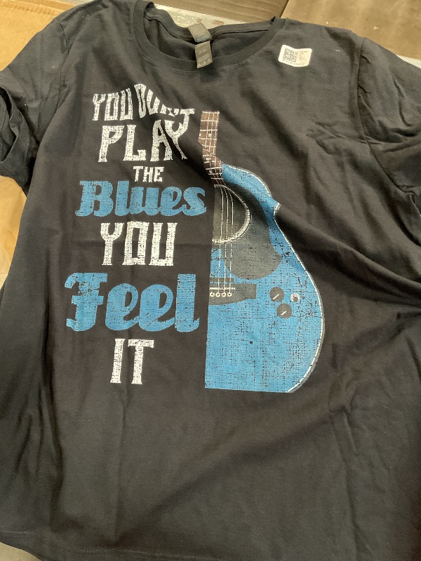 Photo 1 of (Womens xl) You Don't Play The Blues You Feel It - Musician Guitarist T-Shirt