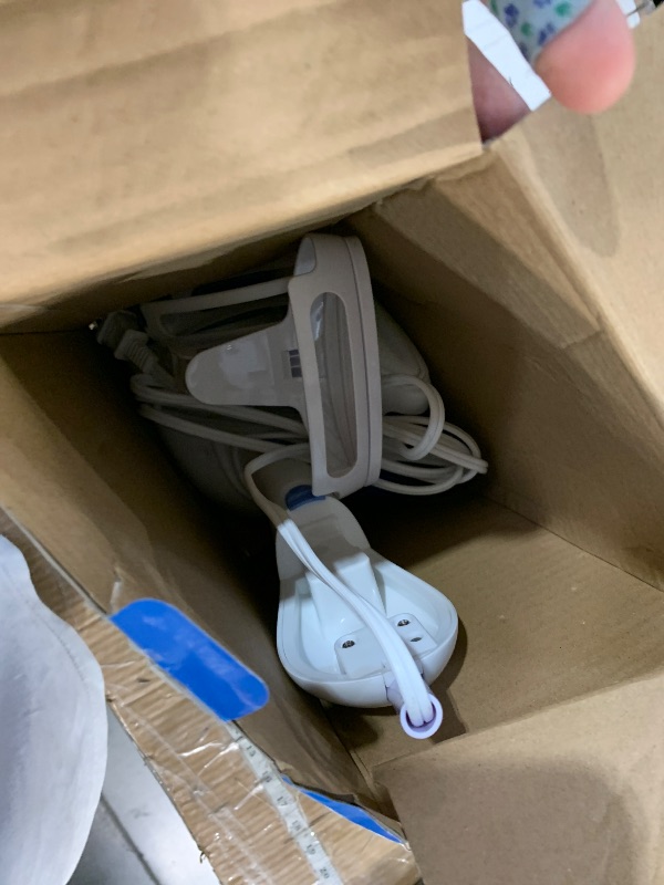 Photo 1 of ***FOR PARTS ONLY***
Conair Handheld Garment Steamer for Clothes, ExtremeSteam 1200W, Portable Handheld Design,White/Blue