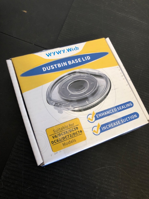 Photo 1 of Dust Bin Lid Replacement Compatible with Dyson V6 Vacuum Cleaner DC58 DC59 DC62 DC72 DC74 Bin, Dust Bucket Cover Replacement Parts