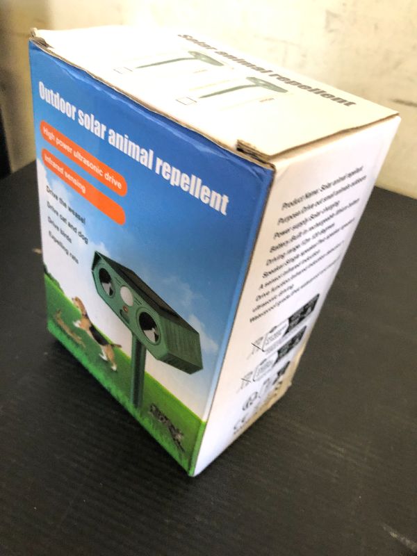 Photo 1 of LittleMax Mole Repellent Solar Powered 2 Speaker, Sonic Gopher Repellent Outdoor Mole Deterrent for Yard Chipmunk Repellent Groundhog Repellent Vole Stake Mole Scram Solar Animal Repeller for Lawn