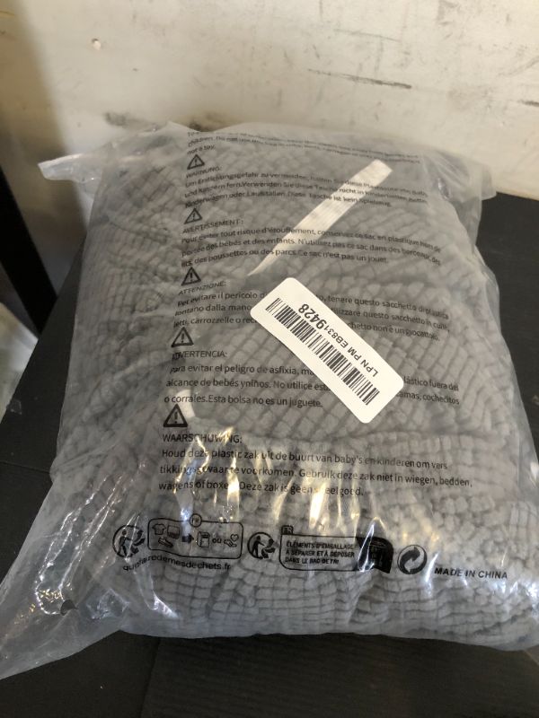 Photo 1 of H.VERSAILTEX Stretch 3 Piece T Cushion Sofa Slipcovers Individually Sofa Cushion Covers for 3 Cushion Couch Sofa Seat Cushion Covers with Elastic Bands Featuring Thicker Jacquard Fabric, Gray