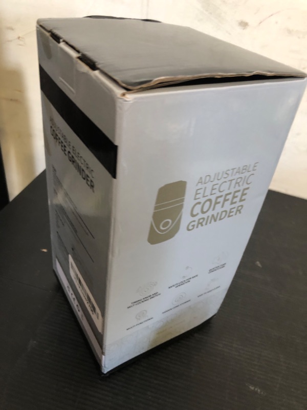 Photo 1 of SHARDOR Upgraded Adjustable Coffee Grinder Electric, Herb/Spice, Espresso with 1 Removable Stainless Steel Bowl, Black, Upgraded Version 3.0