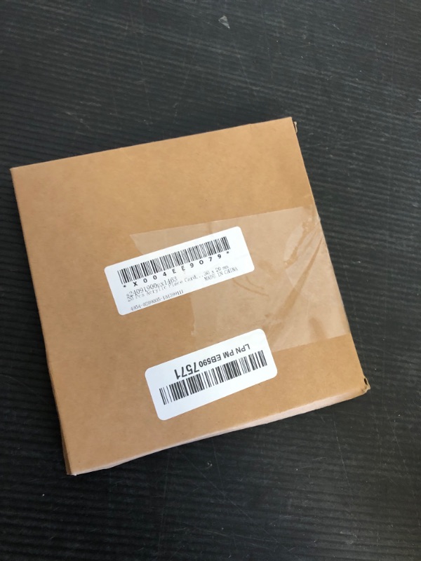 Photo 1 of uxcell 20 Pcs Acrylic Place Card Holders 1.2 Inch Clear Table Number Name Card Sign Holders Display Stand for Display Paper Game Piece Price Board Photos Memos Menus Labels, 30 x 20 mm