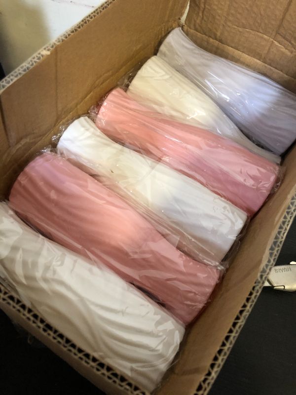 Photo 1 of  12 Pack Plastic Flower Vase Bulk