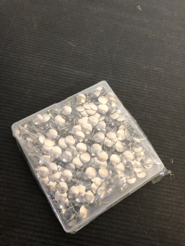 Photo 1 of Mr. Pen Thumb Tack, Flat Push Pins, Silver Thumb Tacks, 500 Pack