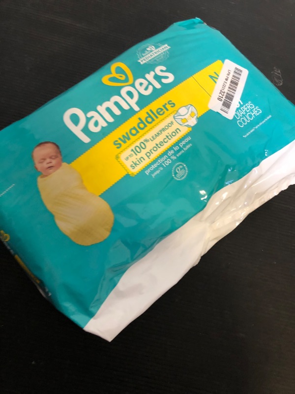 Photo 1 of Pampers Baby Diapers - Swaddlers - Size 0, 31 Count, Ultra Absorbent Disposable Newborn Diaper