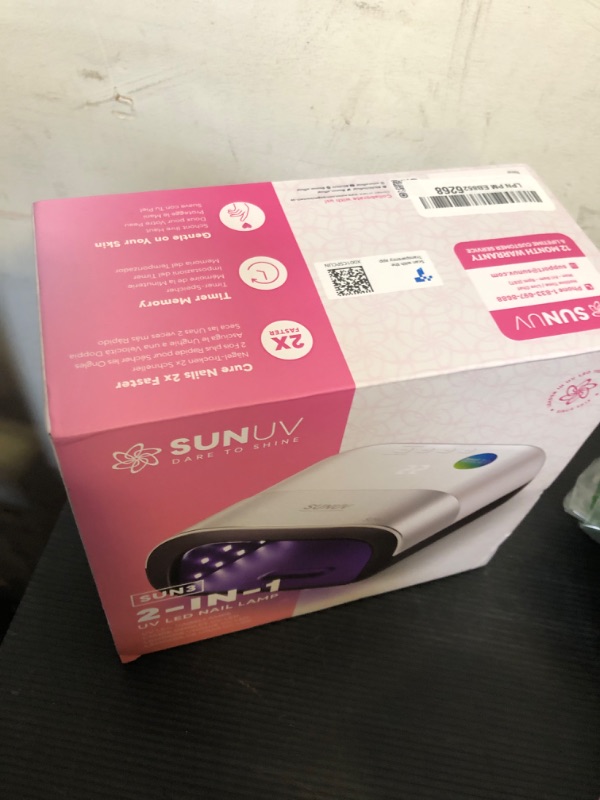 Photo 1 of SUNUV SUN3 Professional UV Light for Gel Nails, LED Nail Lamp for Gel Polish with 4-Timer and Sensor, 39 PCS LED Beads, UV Dryer for Salon Home Gift for Woman Mom Girl