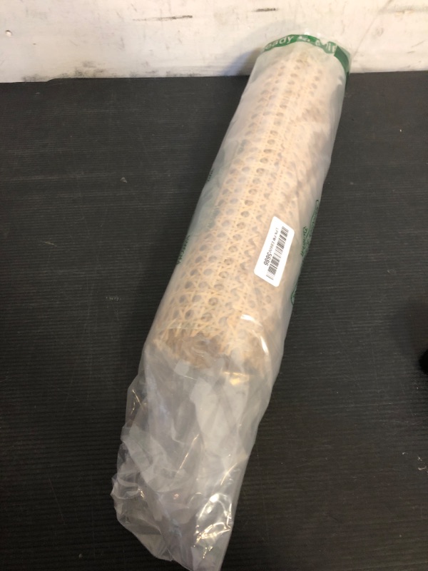 Photo 1 of 14" Width Cane Webbing 3.3Feet, Natural Rattan Webbing for Caning Projects, Woven Open Mesh Cane for Furniture, Chair, Cabinet, Ceiling