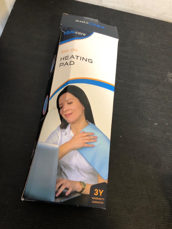 Photo 1 of Boncare® Small Heating Pad Without Auto Shut Off for Back Pain Relief & Period Cramps & Cozy Pet Comfort, Mothers Day Gifts for Mom Wife Daughter Grandma, 2 Temp Settings Vinyl Heat Pad (12"x 15", 1)