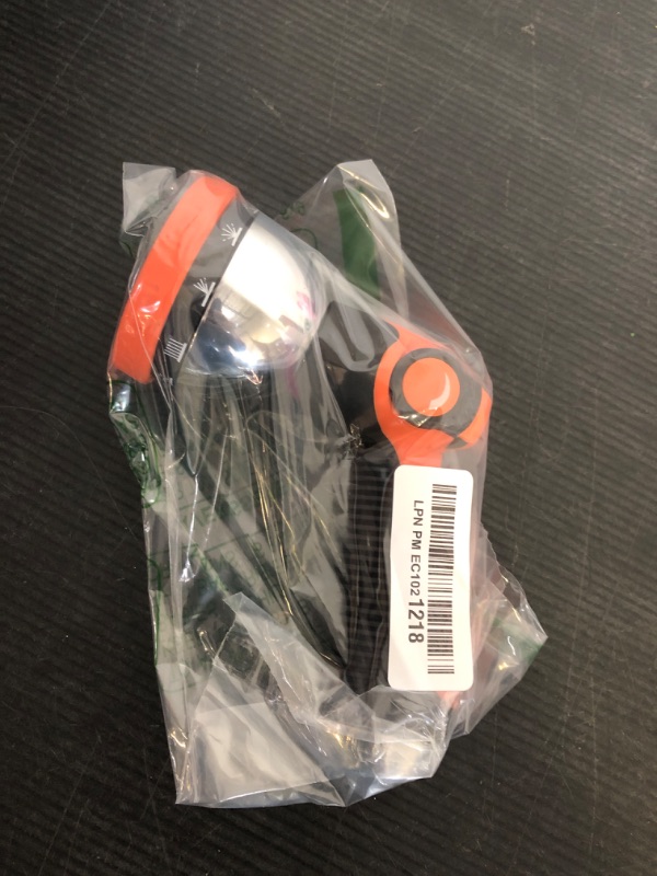 Photo 1 of Garden Hose Spray Nozzle,10 Hose Metal Duty Watering Patterns Thumb Control On Off Valve, High Pressure Nozzle Sprayer for Plants, Car Wash,Cleaning,Showering Pets
