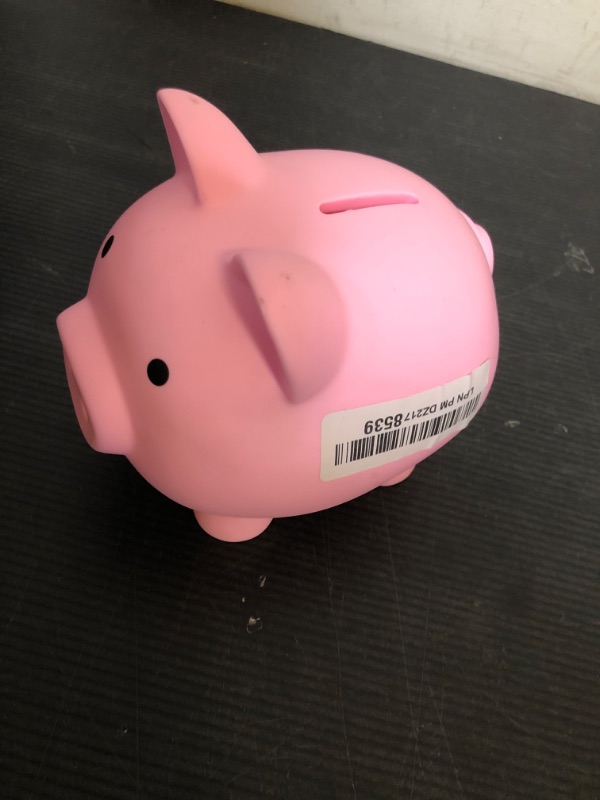 Photo 1 of Cute Piggy Bank for Sbrvaniy Pig Money Bank Coin Bank for Boys and Girls My First Unbreakable Money Bank Large Size Decoration Savings Christmas, Halloween, Birthday Gift (Pink)