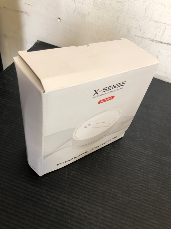 Photo 1 of X-Sense  Detector, 10-Year Battery Smoke Fire Alarm with Photoelectric Sensor, LED Indicator & Silence Button, 1-Pack