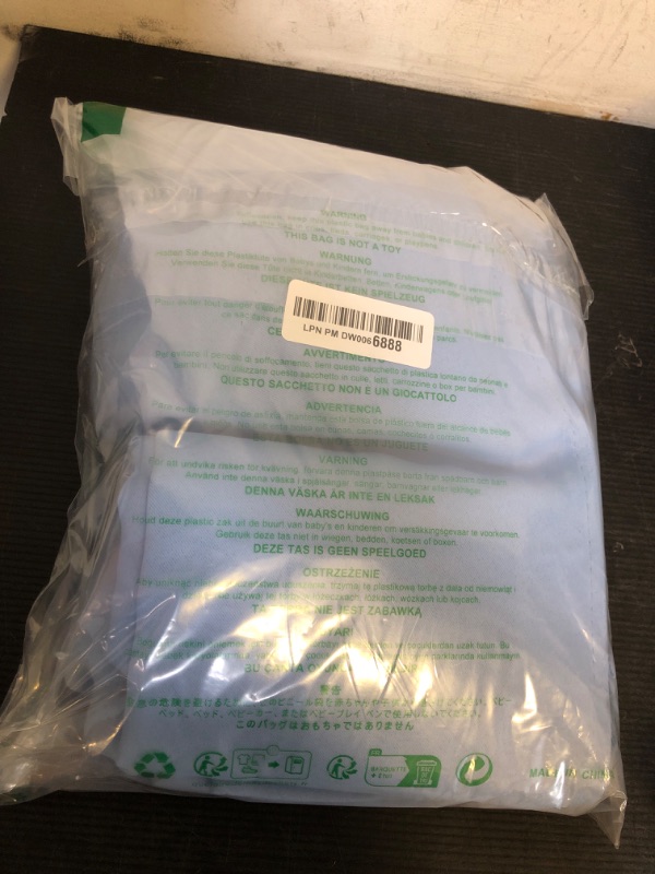 Photo 1 of NICETOWN Light Blue Curtains for Nursery, Thermal Insulated Grommet Room Darkning Curtain Panels for Bedroom/Living Room, Privacy Drapes for Classroom(1 Pair, W42 x L63 inches, Blue)