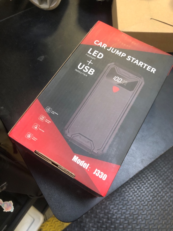 Photo 1 of 4000A Battery Jump Starter Portable, USB C Car Battery Pack Jump Starter Box for Car, 26800mAh Booster Jump Start Power Bank Jumper Starter Portable