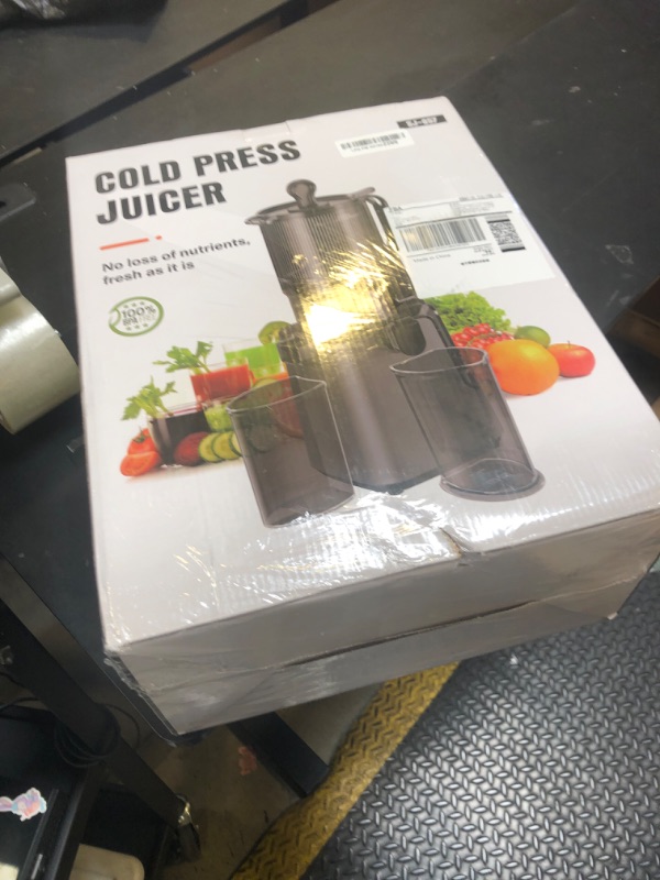 Photo 1 of Juicer Machines with 5.8" Extra Large Feed Chute, Cold Press Juicer For Whole Vegetables and Fruits, 400W Professional Slow Masticating juicer Easy to Clean for Batch Juicing Mothers Day Gifts for Mom