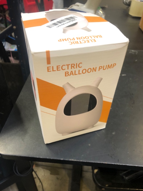 Photo 1 of Balloon Pump Electric, SPLAKS Balloons Inflator Air Pump Portable Balloon Blower for Garland Arch, Party Decoration, Birthday, Gender Reveal, Graduation