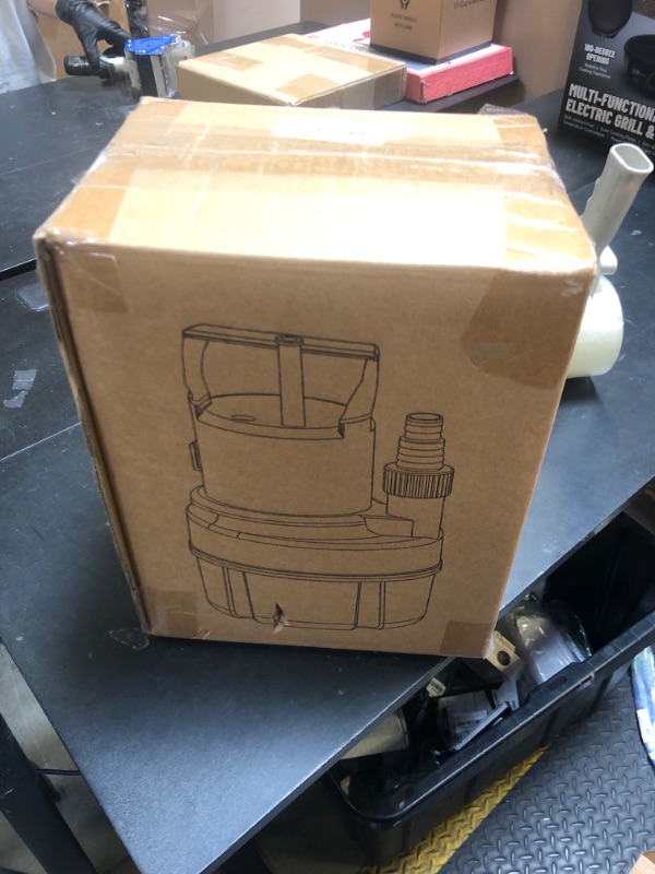 Photo 1 of Pool Cover Pump - 2HP 3500GPH Submersible Water Pump Auto On/Off and Check Valve, 25FT Cord Sump Pump for Pool Draining, Basements, Floods, Pond Pump and Hot Tub Water Removal