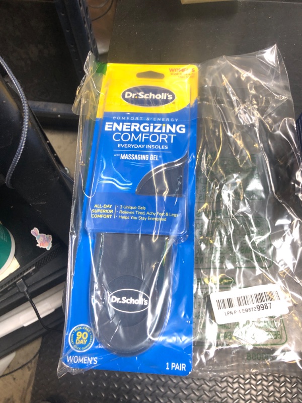 Photo 1 of Dr. Scholl’s Energizing Comfort Women’s Everyday Insoles with Massaging Gel - Clinically Proven, All-Day Energy and Comfort Inserts with Patented Triple Gel Design - Shock Absorbing, Arch Support