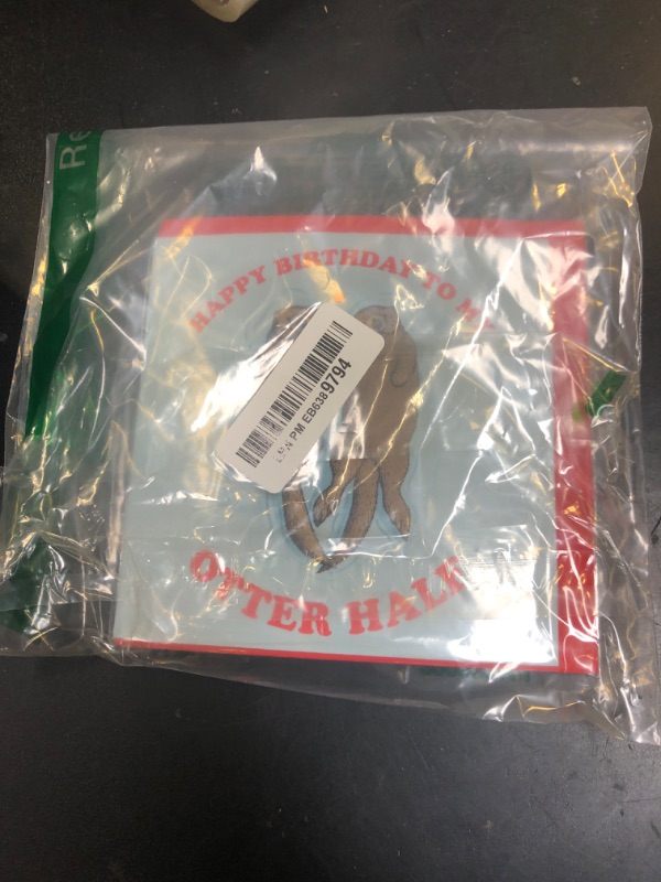 Photo 1 of CENTRAL 23 - Funny Birthday Card - 'Happy Birthday To My Otter Half' - For Boyfriend Girlfriend Wife Husband Fiance - Cute Animal Humor - Comes with Fun Stickers