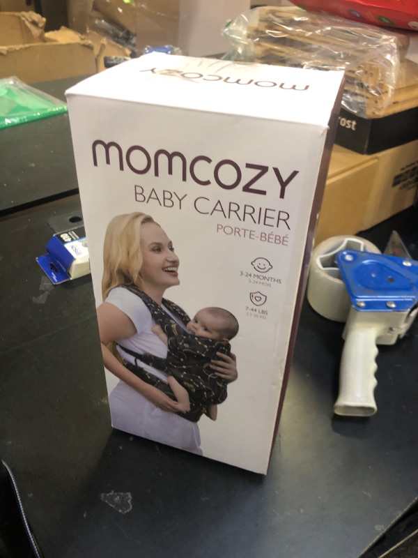 Photo 1 of Momcozy Baby Carrier - Ergonomic, Cozy and Lightweight Carrier for 7-44lbs, Effortless to Put On, Ideal for Hands-Free Parenting, Enhanced Lumbar Support, Purehug for Infant to Toddler, Khaki