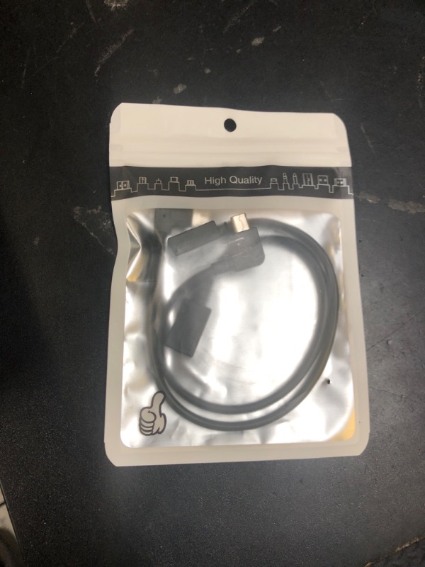 Photo 1 of Micro USB Left Angle,Micro USB Extension Cable, 90 Degree Micro-B Male to Female Extension Cable, Data Transferring Cable Suitable for Samsung, HTC, Huawefti, Driving Recorder,Sony and More-2pack