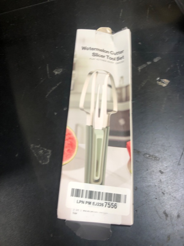 Photo 1 of Oleex 3 in 1 Watermelon Cutter Slicer Tool, Stainless Steel Watermelon Popsicle, Fork Slicer Cutter multifunctional, Portable Watermelon Knife Fruit Cutter for Camping Kitchen Gadgets