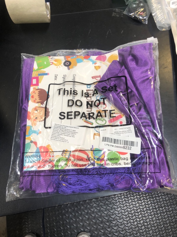 Photo 1 of Sureio 6 Pcs Kindergarten Preschool Graduation Cap and Gown with 2025 Tassel Graduation Stole Certificate for Toddler Kids(Small,Purple)