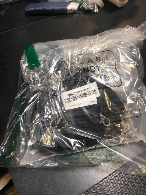 Photo 1 of Woanger 50 Sets Black Lanyards with Retractable Reel Solid Color Black Lanyards Bulk Retractable with Vertical PVC Name Badge Holders