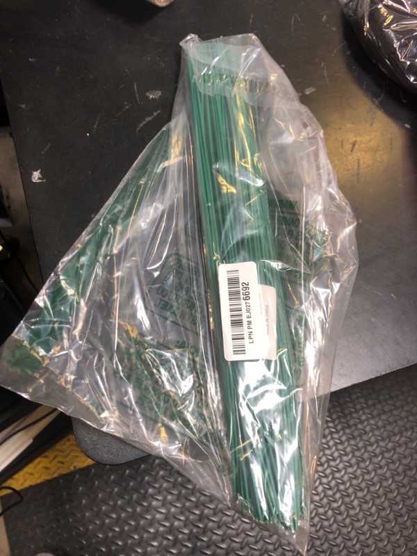 Photo 1 of 100 Pcs Floral Stems Wire for Paper Flower,14 Inch 2 Gauge Dark Green Floral Stem Wire,Crafting Floral Stem for Flower Arrangements DIY,Bouquet Stem Wrapping and Crafts